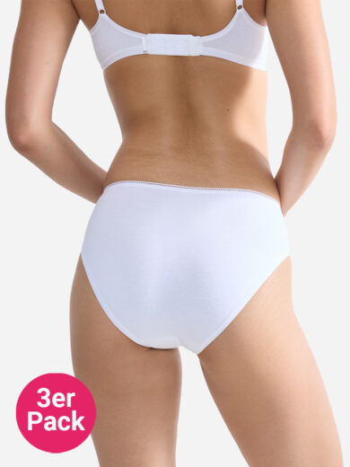 Sloggi 24/7 Cotton Tai Slip, 3er-Pack – Rückansicht