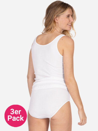 Nina von C. Daily Achselhemd, 3er-Pack – Rückansicht