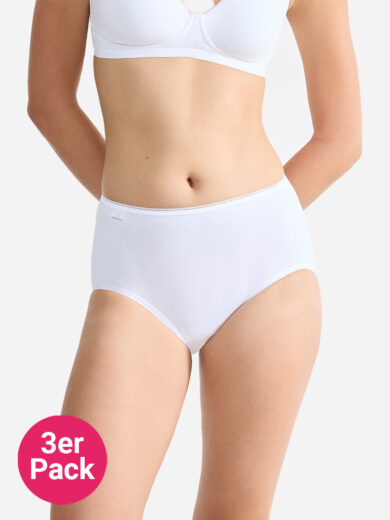Sloggi 24/7 Cotton Midi Slip, 3er-Pack – Vorderansicht