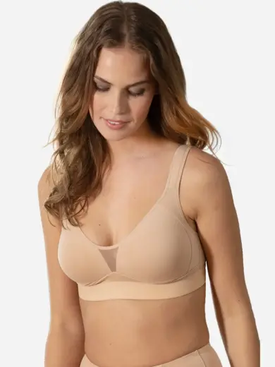 Nina von C. Wellness-BH Cotton Shape – Vorderansicht