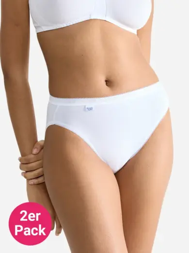Sloggi Basic+ Tai Slip, 2er-Pack – Vorderansicht