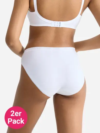 Sloggi Basic+ Tai Slip, 2er-Pack – Rückansicht