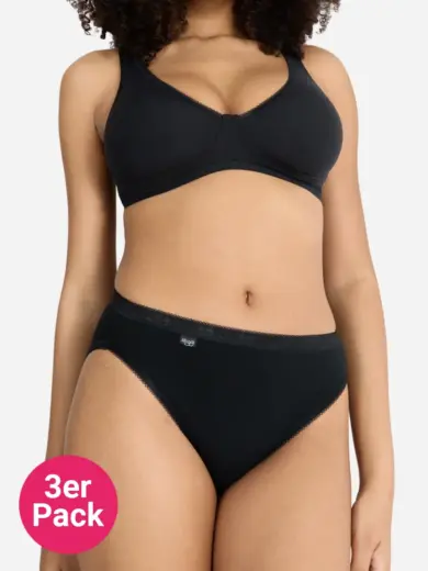 Sloggi Basic+ Tai Slip, 3er-Pack – Vorderansicht